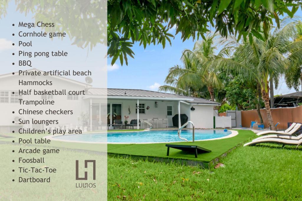 Fun With Pool & Games L30 Holiday home Miami